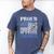 Proud Aunt Of a State Trooper Police Officer Graduation Men's Comfort Colors T-Shirt Blue Jean