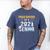 Proud Brother Of a 2021 Senior Shirt Graduation Men's Comfort Colors T-Shirt Blue Jean