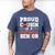 Proud Cousin Of a Football Senior 2026 Graduation Gifts Men's Comfort Colors T-Shirt Blue Jean