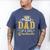 Proud DAD Of a 2026 Graduate Class Senior Graduation Men's Comfort Colors T-Shirt Blue Jean