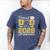 Proud Dad Of A 2026 Graduate Senior 2026 Grad Family Men's Comfort Colors T-Shirt Blue Jean
