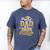 Proud Dad Of a Class Of 2025 Graduate Senior Graduation Men's Comfort Colors T-Shirt Blue Jean