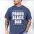 Proud Dad Father's Day Graduation Holiday Men's Comfort Colors T-Shirt Blue Jean