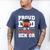 Proud Dad Of a Football Senior 2026 Graduation Men's Comfort Colors T-Shirt Blue Jean