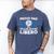 Proud Dad Of A Freaking Awesome Libero Volleyball Father Men's Comfort Colors T-Shirt Blue Jean