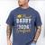 Proud Daddy Of a Class Of 2026 Graduate For Graduation Men's Comfort Colors T-Shirt Blue Jean