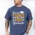 Proud Fiance Of A 2025 Graduate Fiance Graduation 2025 Senio Men's Comfort Colors T-Shirt Blue Jean