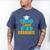 Proud Graduation Dad Father Of Graduates Men's Comfort Colors T-Shirt Blue Jean