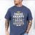 Proud Grampy Of A Class Of 2025 Graduate Senior Graduation Men's Comfort Colors T-Shirt Blue Jean