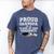 Proud Grandfather Graduation Grandpa Of Grad 2018 Shirt Men's Comfort Colors T-Shirt Blue Jean