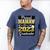 Proud Mamaw Of 2023 Graduate Class 2023 Graduation Family Men's Comfort Colors T-Shirt Blue Jean