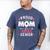 Proud Mom Of a 2021 Senior Year School Graduation Party Men's Comfort Colors T-Shirt Blue Jean