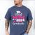 Proud Mom Of 2024 5th Grade Graduate Mother Graduation Men's Comfort Colors T-Shirt Blue Jean