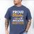 Proud Mom Of An Awesome Rad Tech Graduation Matching Family Men's Comfort Colors T-Shirt Blue Jean