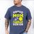 Proud Mom Of a Softball Senior Class Of 2025 Graduation Men's Comfort Colors T-Shirt Blue Jean