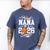 Proud Nana Of A 2026 Senior Basketball Graduation Men's Comfort Colors T-Shirt Blue Jean