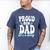 Proud New Dad It's A Boy Father To Be Soon To Be Dad Men's Comfort Colors T-Shirt Blue Jean