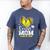 Proud Senior Mom Class Of 2026 Softball Graduation Heart Men's Comfort Colors T-Shirt Blue Jean