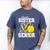 Proud Sister Of A 2026 Senior Softball Graduation Leopard Men's Comfort Colors T-Shirt Blue Jean