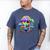 Psychedelic Alien Mushroom Nostalgia Groovy Vibe Hippie Men's Comfort Colors T-Shirt Blue Jean