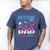 Putters Or Pearls Dad Loves You Gender Reveal Family Men's Comfort Colors T-Shirt Blue Jean