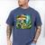 Rabbit Reading Book Under Large Mushroom Easter Bandana Men's Comfort Colors T-Shirt Blue Jean Rabbit Reading Book Under Large Mushroom Easter Bandana Men's Comfort Colors T-Shirt Blue Jean