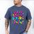 Rad Dad 80s Throwback Men's Comfort Colors T-Shirt Blue Jean