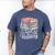 Rather Be Reading Book Lover Stack Men's Comfort Colors T-Shirt Blue Jean