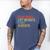 Read Books Lift Weights Fight Fascists Reading Men's Comfort Colors T-Shirt Blue Jean