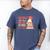 Reader Bookworm Fictional Character Reading Introvert Men's Comfort Colors T-Shirt Blue Jean