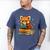 Reading Book Lover Red Panda Read Books Be Kind Stays Weird Men's Comfort Colors T-Shirt Blue Jean
