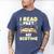 Reading Books For Kids Book Lover Bookworm Librarian Men's Comfort Colors T-Shirt Blue Jean