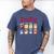 Reading Is My Jam Teacher Student Book Lovers Men's Comfort Colors T-Shirt Blue Jean