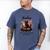 Reading Because Murder Is Wrong Books And Cats Book Lovers Men's Comfort Colors T-Shirt Blue Jean