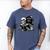 READING IN PEACE RIP Introvert Skeleton Read Book Meme Men's Comfort Colors T-Shirt Blue Jean READING IN PEACE RIP Introvert Skeleton Read Book Meme Men's Comfort Colors T-Shirt Blue Jean