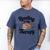 Reading Is My Therapy Book Lover Bookworm Men's Comfort Colors T-Shirt Blue Jean