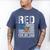RED Friday For My Dad Military Veteran Deployed Men's Comfort Colors T-Shirt Blue Jean