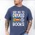 Red Ribbon Week Say No To Drugs Say Yes To Books Drug Free Men's Comfort Colors T-Shirt Blue Jean