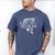 Reel Cool Papa Fishing Dad Father's Day Fisherman Fish Men's Comfort Colors T-Shirt Blue Jean