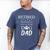Retired Promoted To Stay At Home Dog Dad Men's Comfort Colors T-Shirt Blue Jean