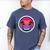 Retro 80s Synthwave Sunset & Palm Trees Retro Nostalgia 80s Men's Comfort Colors T-Shirt Blue Jean