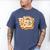 Retro Groovy Dad Family Birthday 60s 70s Hippie Costume Men's Comfort Colors T-Shirt Blue Jean