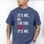 Retro It's Me Hi I'm The Dad It's Me For Dad Men's Comfort Colors T-Shirt Blue Jean