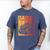 Retro Monster Truck Daddy Matching Family Birthday Party Men's Comfort Colors T-Shirt Blue Jean