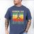 Retro Running Dad Runner Marathon Athlete Humor Outfit Men's Comfort Colors T-Shirt Blue Jean