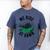 We Ride At Dawn Lawn Mower Zero-Turn Dad Mowing Men's Comfort Colors T-Shirt Blue Jean