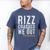 Rizz Crashed We Out 5th Grade Graduation Fifth Graders Men's Comfort Colors T-Shirt Blue Jean