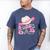 Rodeo Dad Pink Cowgirl 1St Birthday Family Matching Men's Comfort Colors T-Shirt Blue Jean