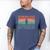 Round Rowing Dad Rudder Men's Comfort Colors T-Shirt Blue Jean
