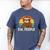 Sarcastic Sloth Introvert Anti Social Men's Comfort Colors T-Shirt Blue Jean